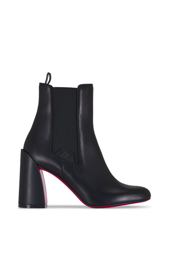 Christian Louboutin - Turelastic Black Leather Boot, 85mm 