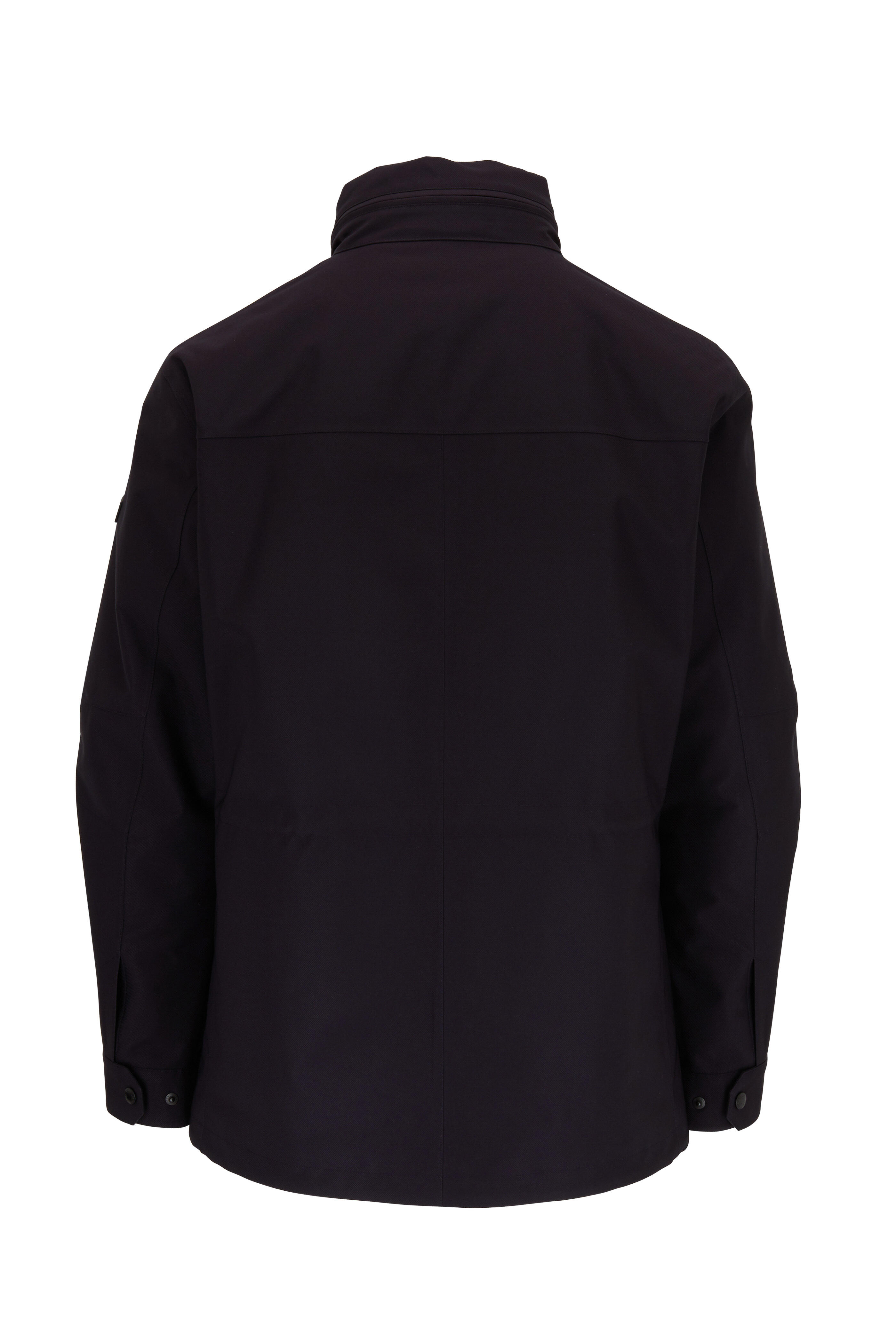 Z Zegna - Navy Blue Nylon Compact Safari Jacket