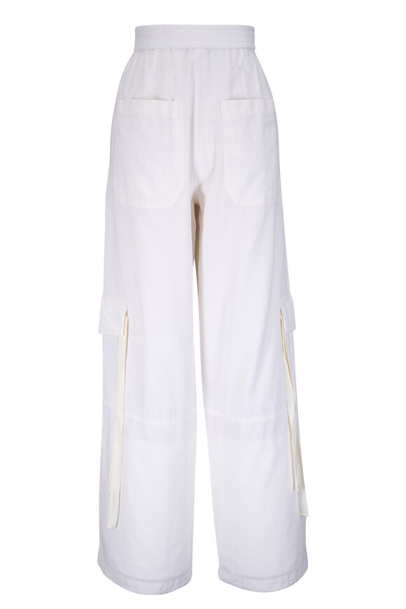 Dorothee Schumacher - Twisted Structure White Corduroy Pant