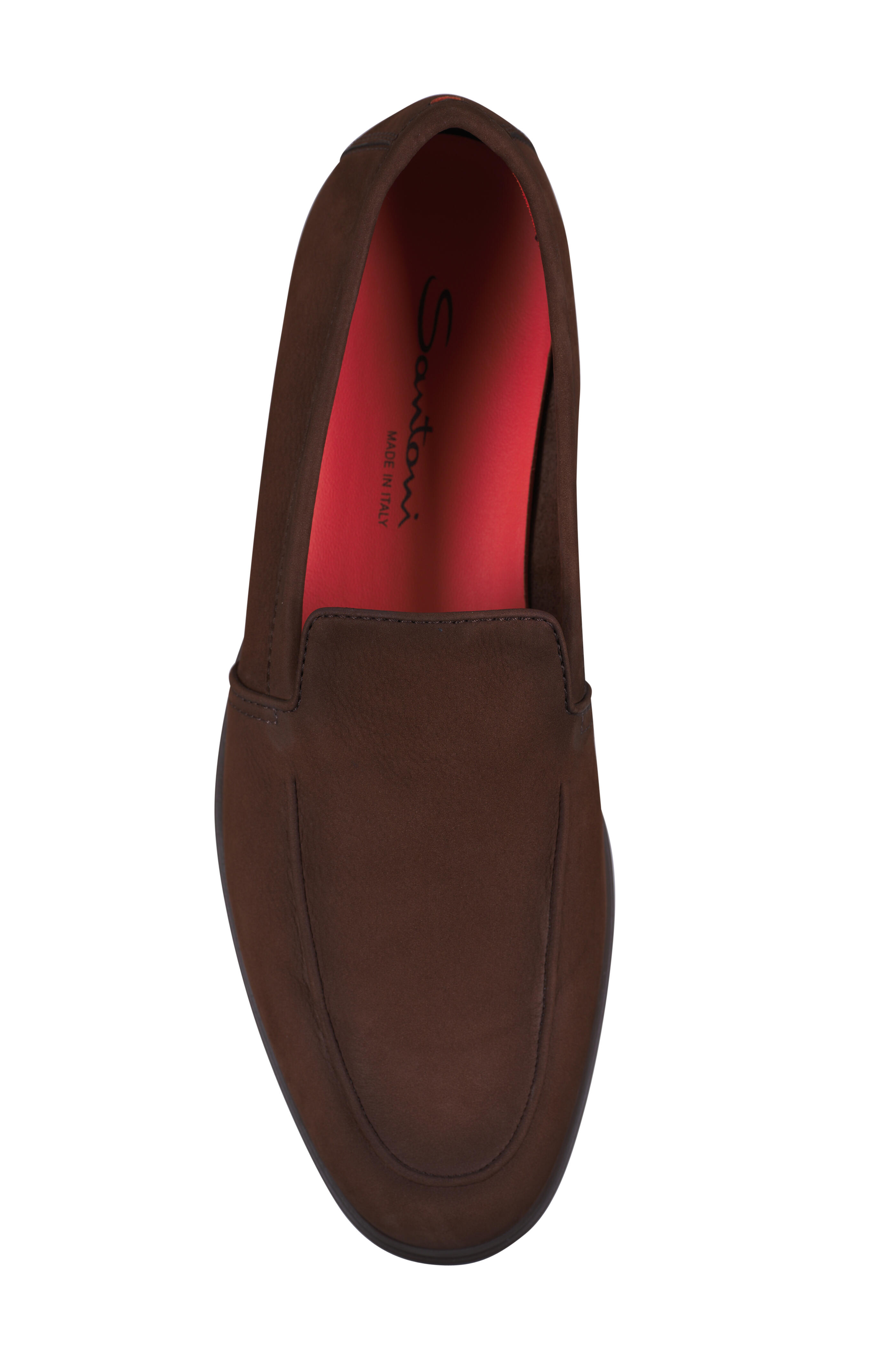 Santoni ブラウン レザー ローファー Santoni レザーローファー | ブラウン | FARFETCH JP
