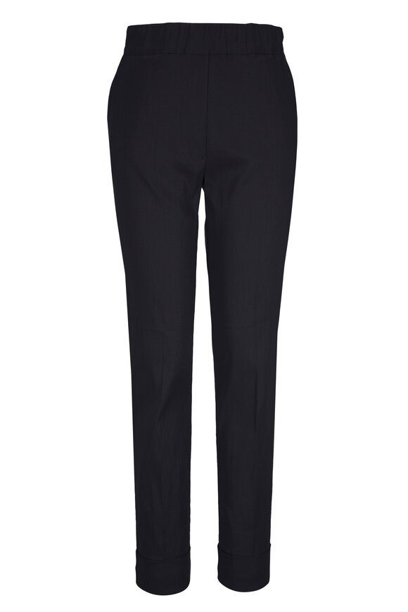 D.Exterior Black Cuffed Pant