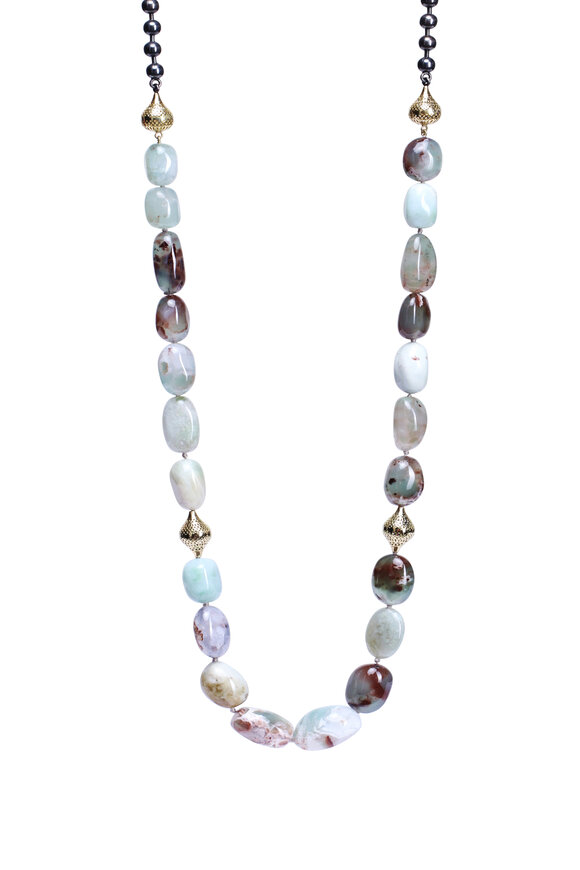 Ray Griffiths Aquaprase Beaded Necklace
