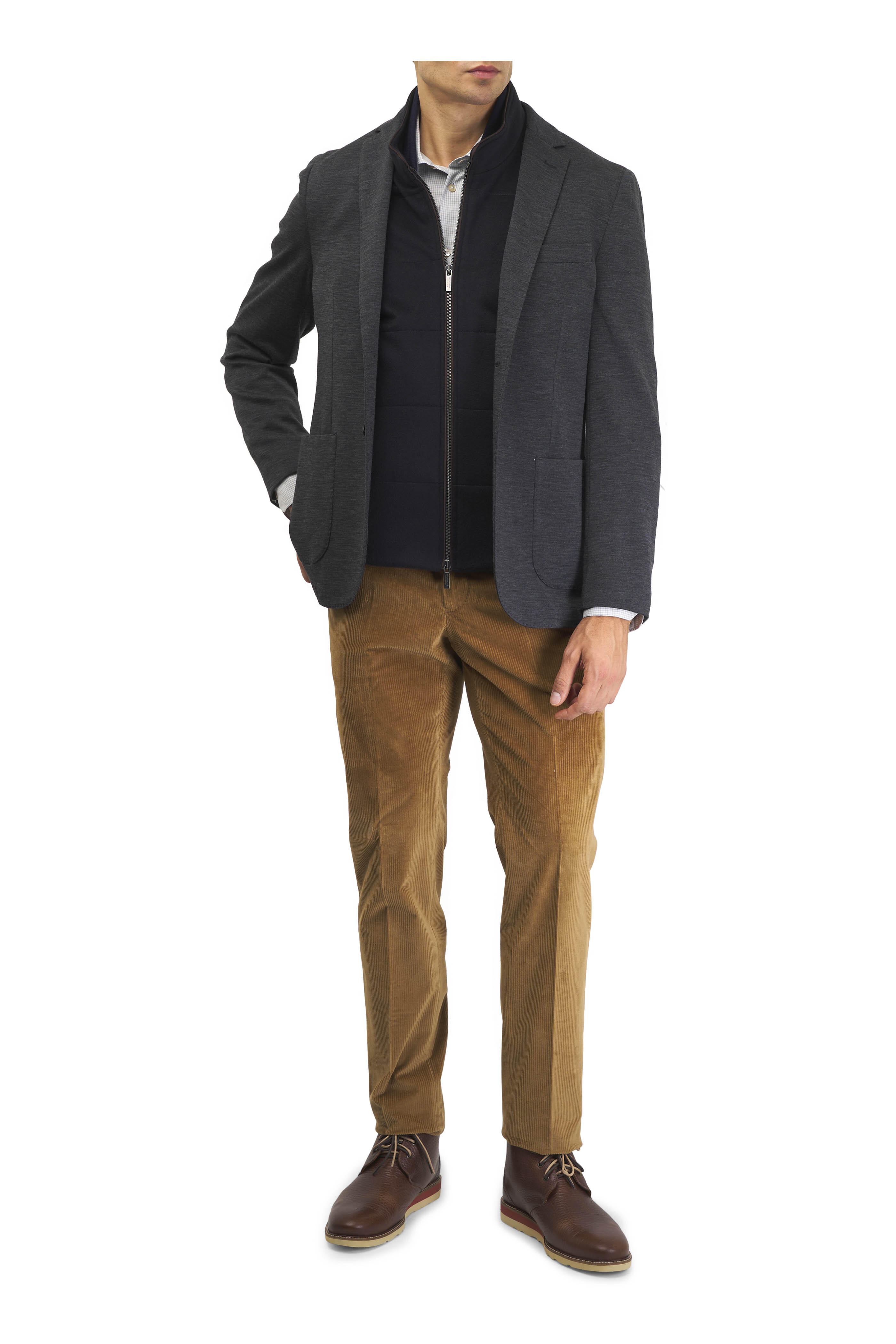 Maurizio Baldassari - Navy Cashmere Vest