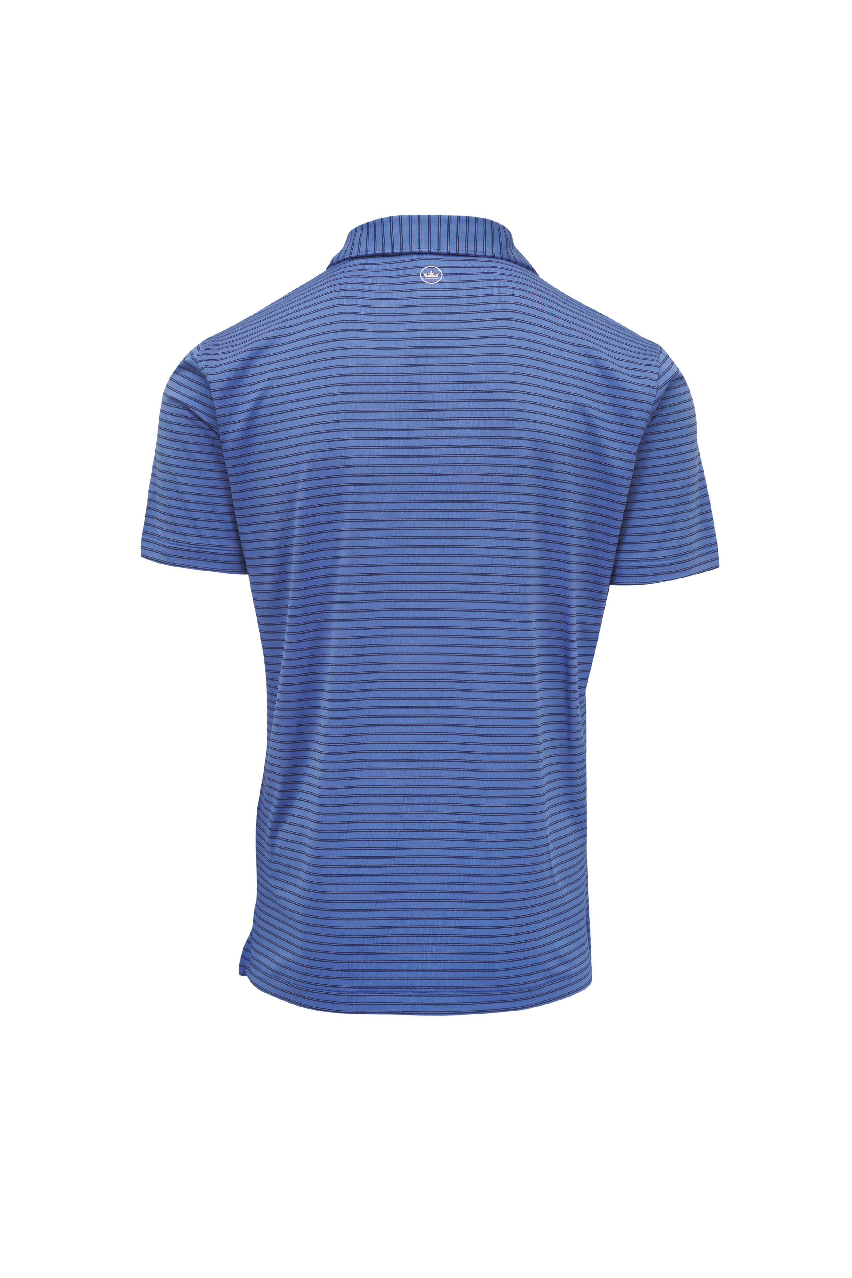 Peter Millar - Bridge Performance Lunar Blue Stripe Jersey Polo