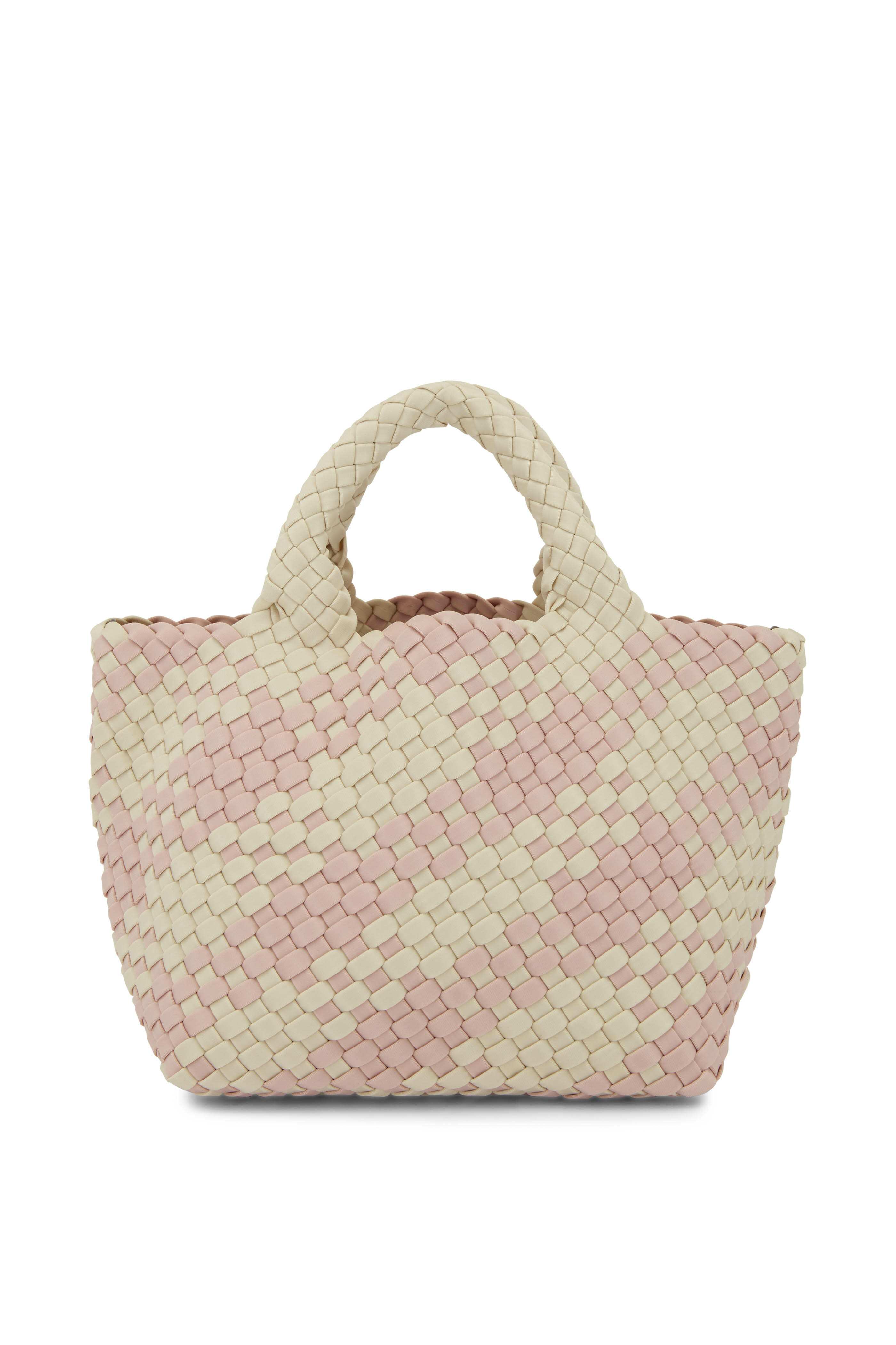 Naghedi St. Barths Mini Sand Dip Dye Woven Handbag Pink