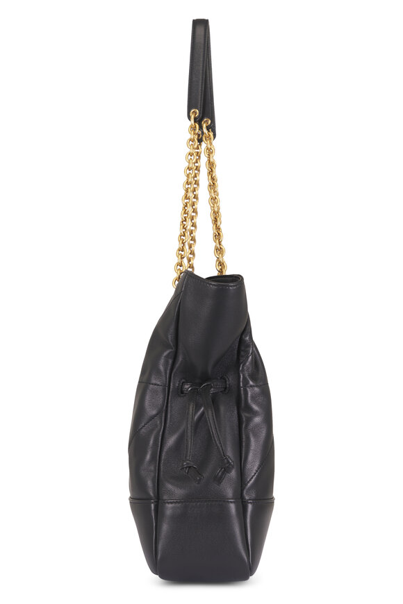 Saint Laurent Small Jamie Black Quilted Leather Shoulder Bag - view 3
