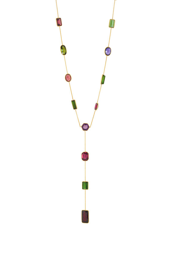 Renee Lewis - Tourmaline & Amethyst Necklace