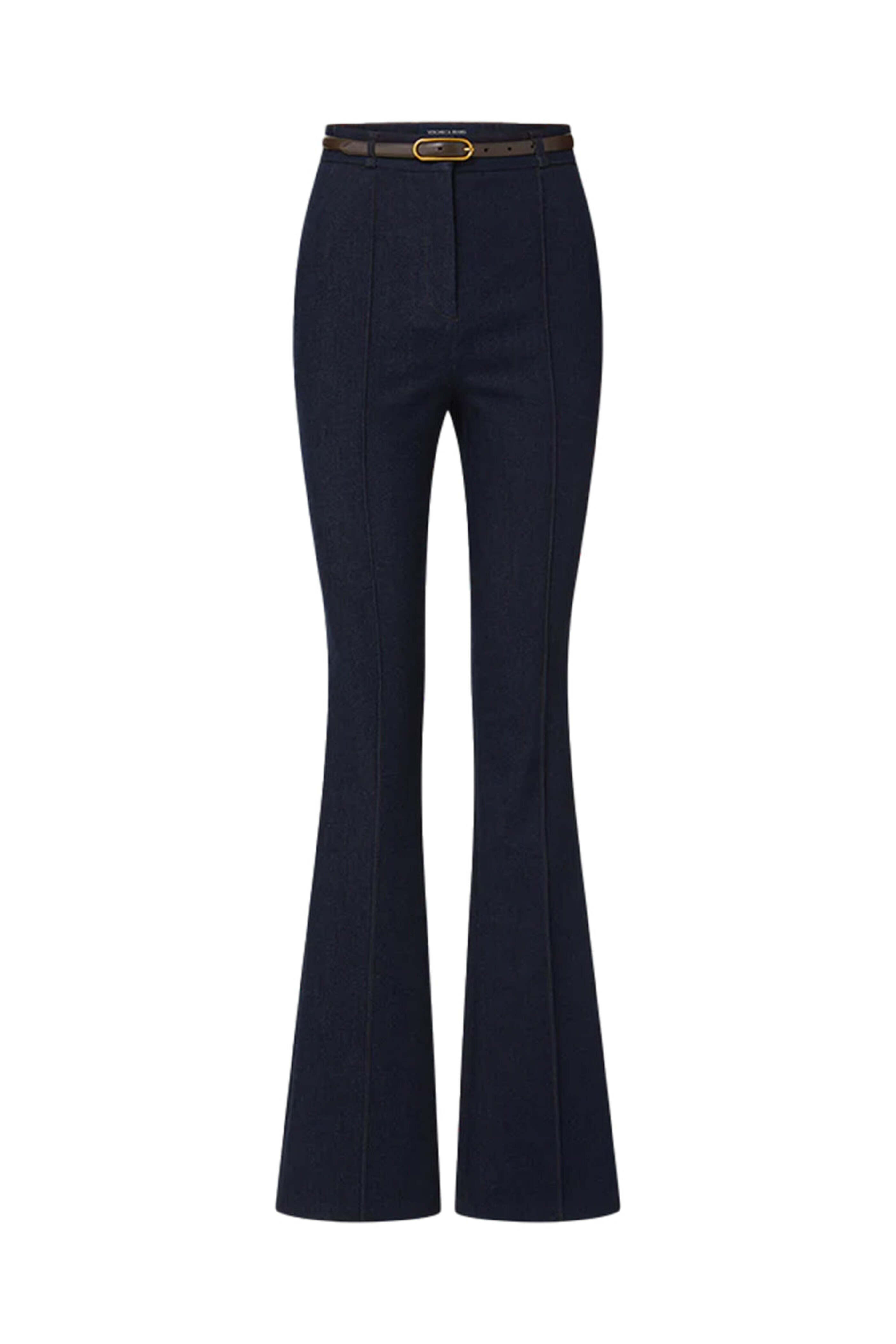 Veronica Beard - Belted Gracie Denim Pant in Midnight Wash
