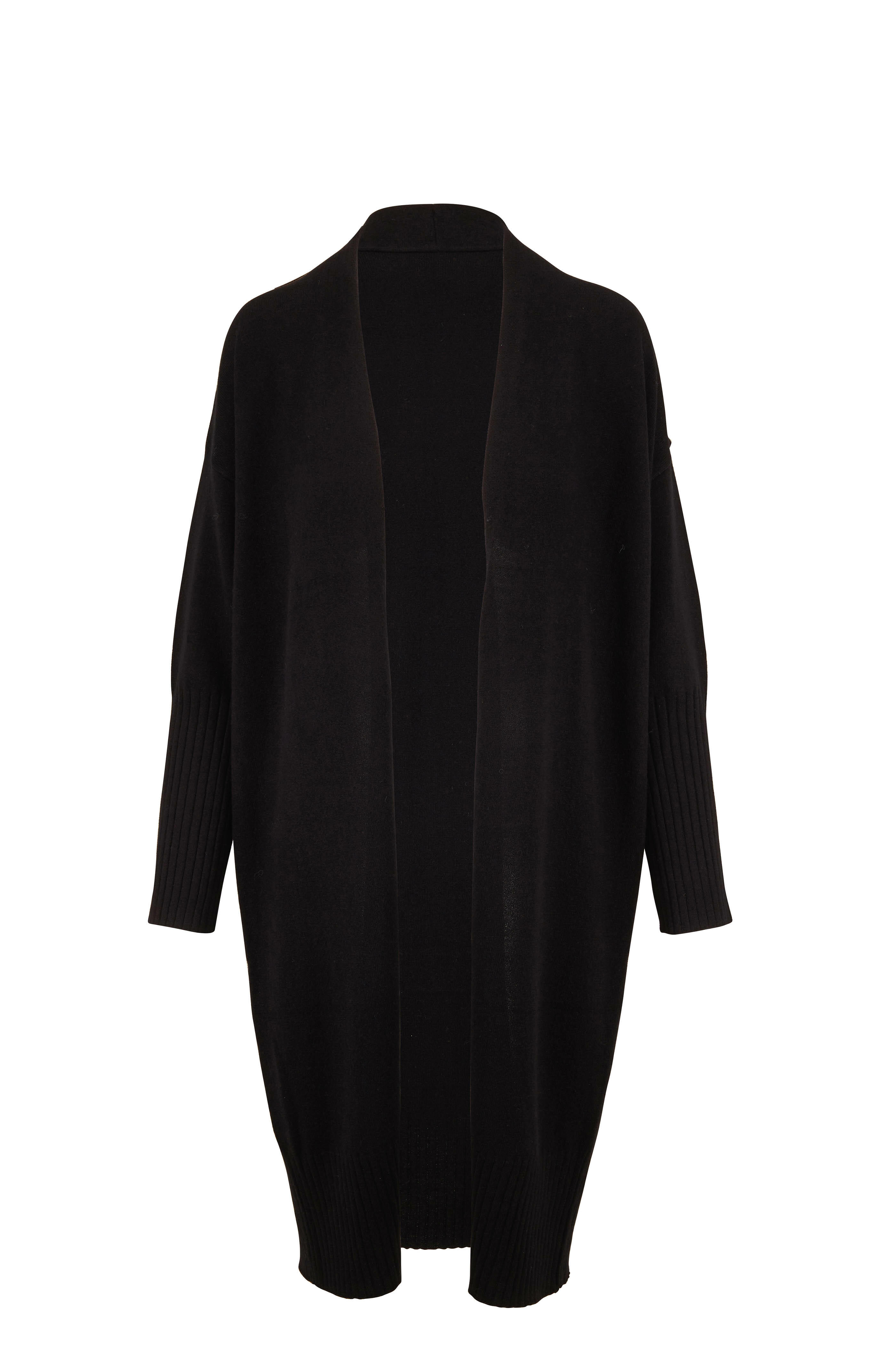 Nili Lotan - Makenna Black Cashmere Long Cardigan