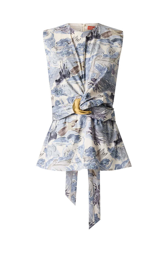 【DOLCE&GABBANA】ベルテッド フローラル ジャカード コート ドルチェ&ガッバーナ DOLCE&GABBANA コーティング ジャカード