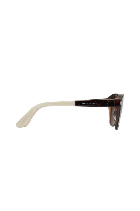 Oliver Peoples Brunello Cucinelli Havana Sunglasses - view 3