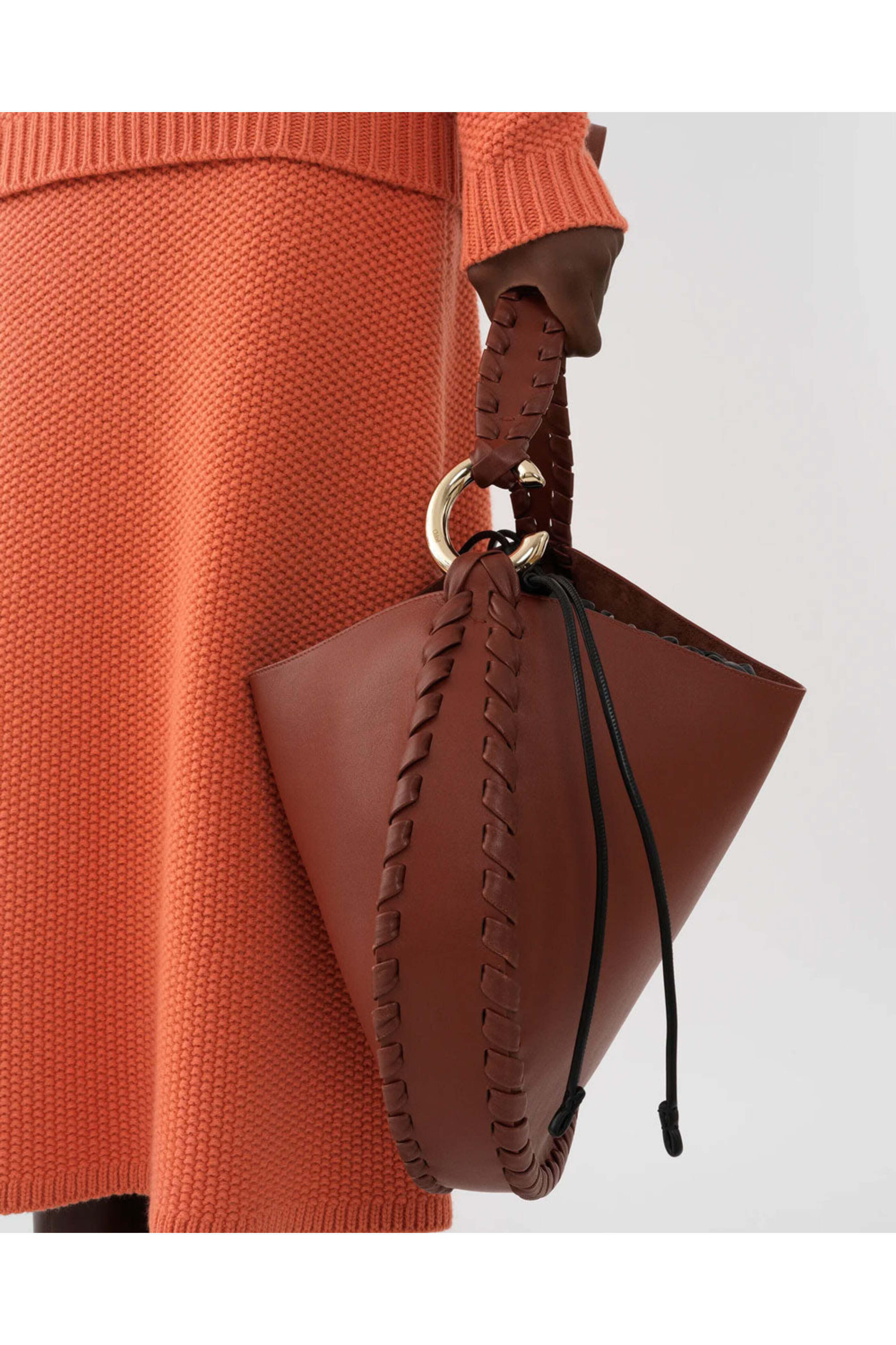 Chloé - Mate Shoulder Bag in Sepia Brown | Mitchell Stores
