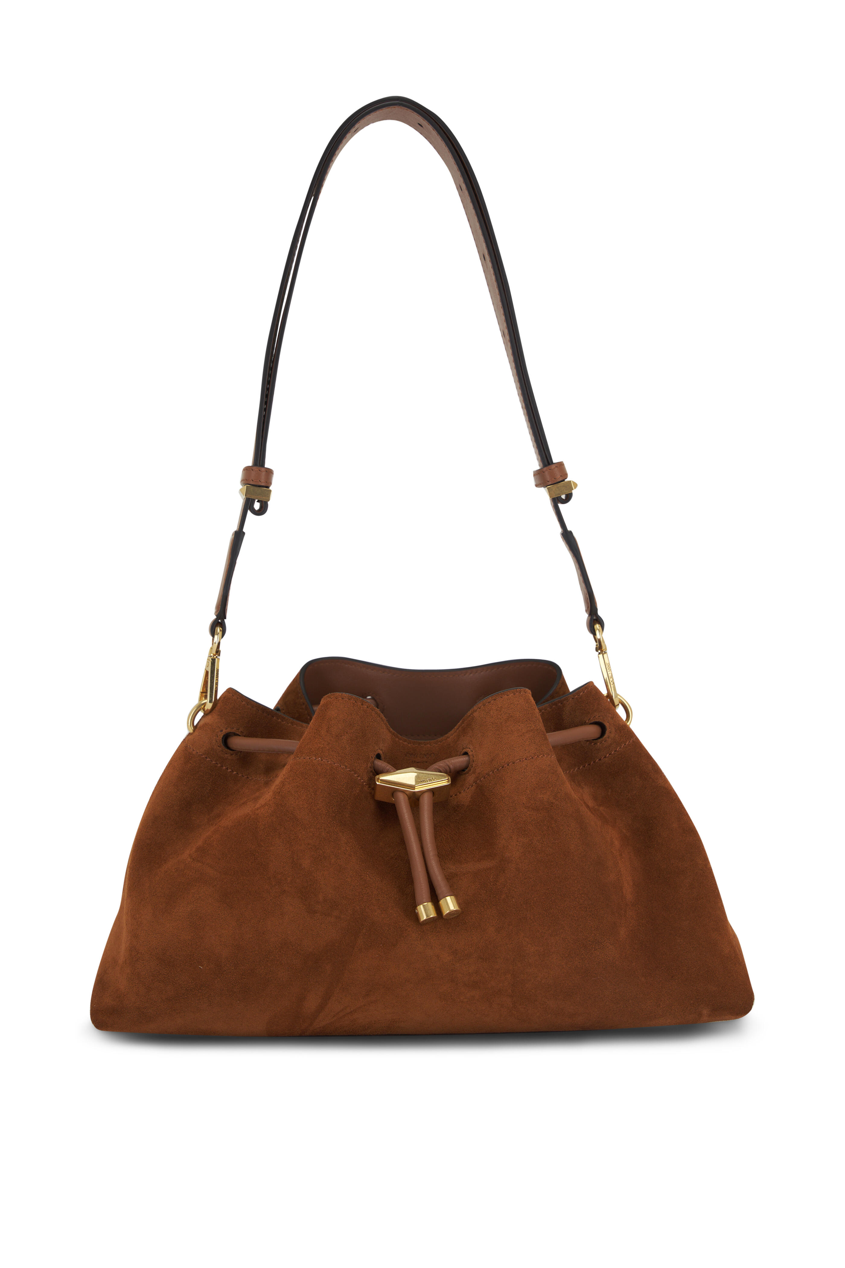 Brown cayman shoulder bag | Cuadra
