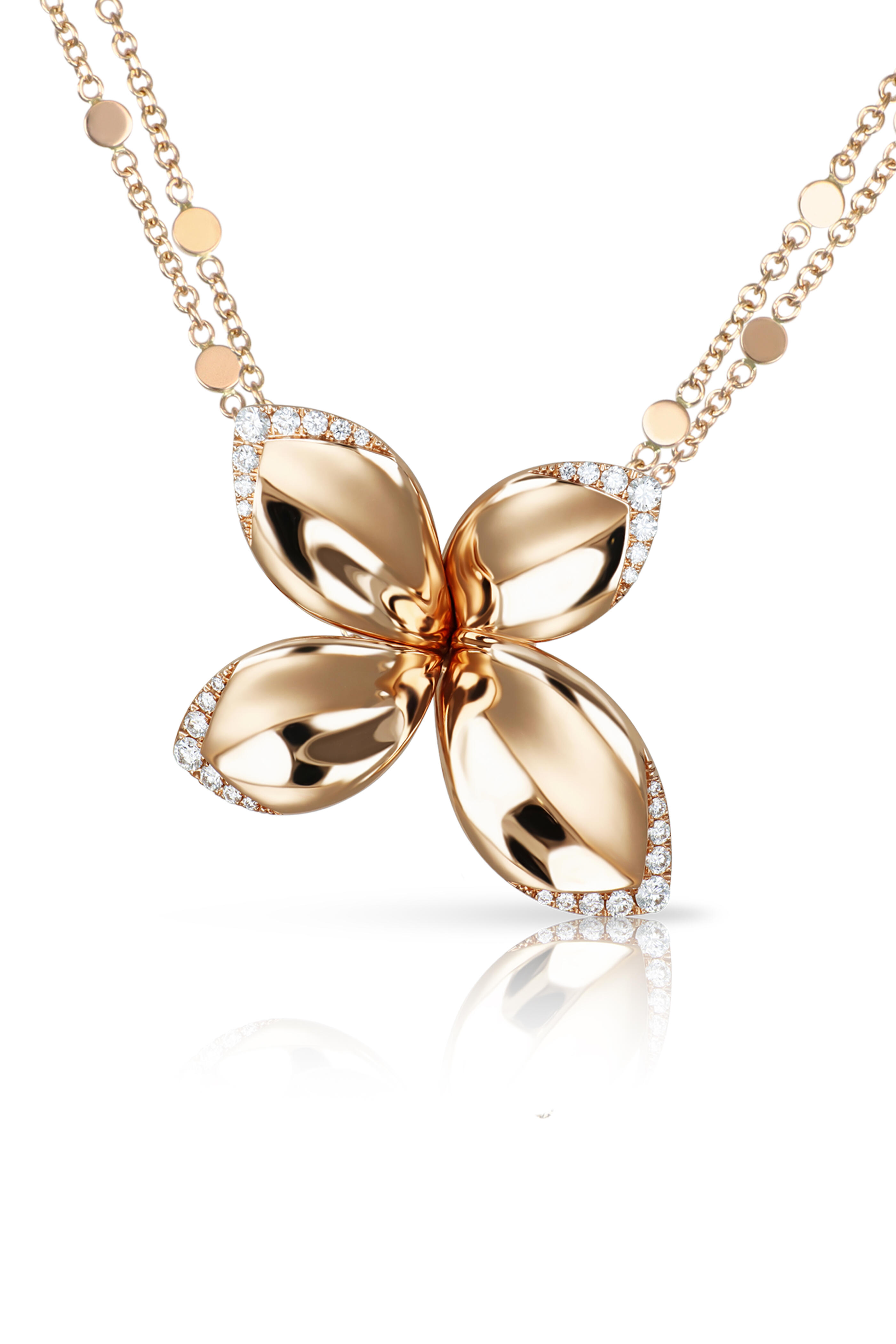 Pasquale Bruni - Giardini Segreti Rose Gold & Diamond Necklace