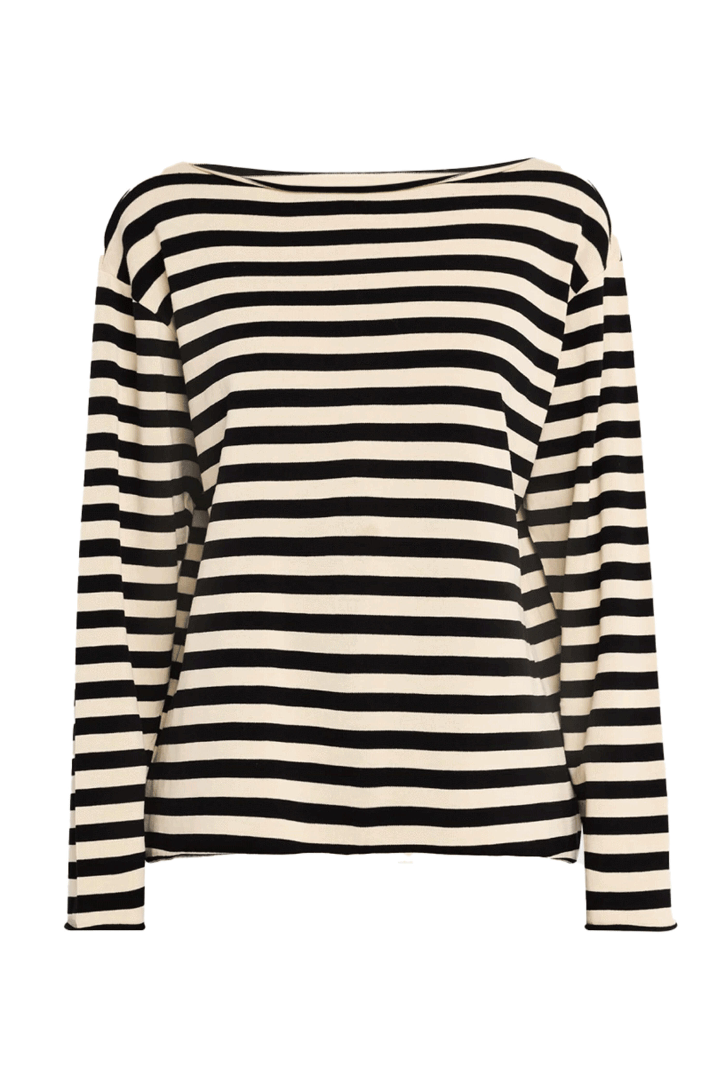 The Great - Black Stripe Sailor Sweater