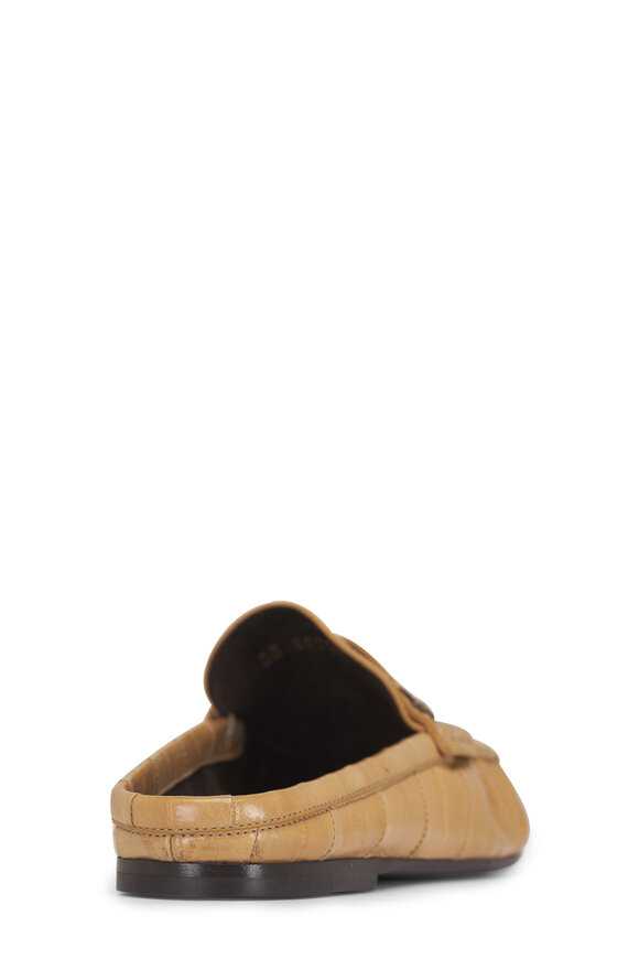 Saint Laurent Le Loafer Light Beige Leather Mule - view 4