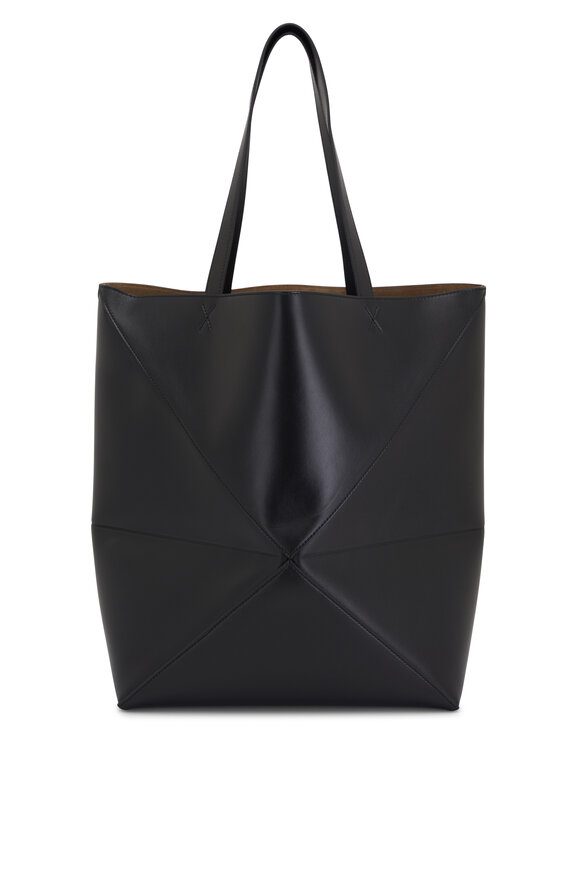 Loewe - XL Puzzle Fold Black Leather Tote