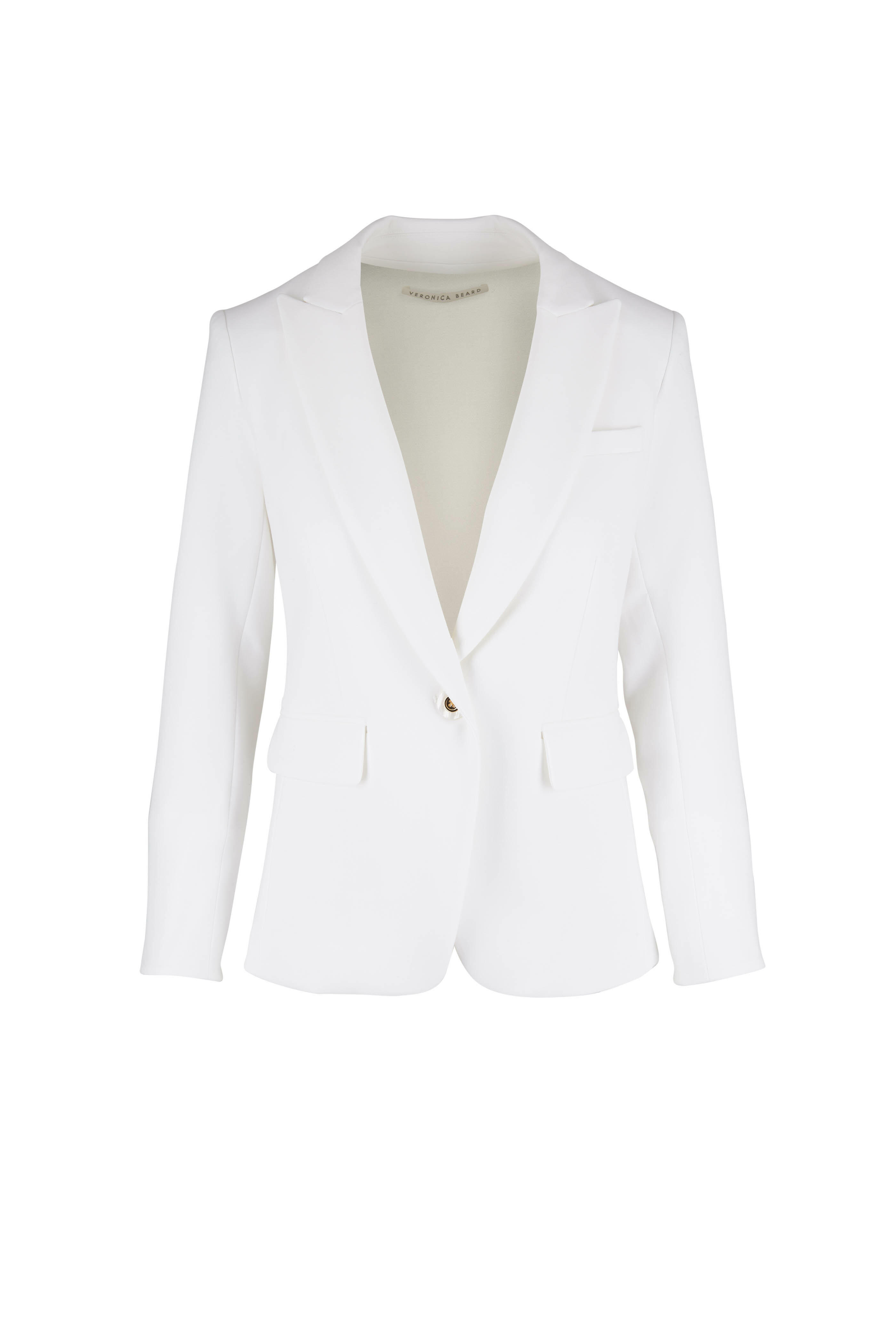 Veronica Beard - White Cutaway Dickey Jacket | Mitchell Stores