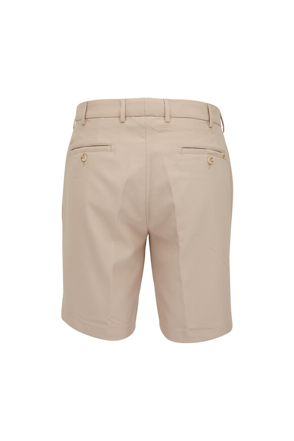 Peter Millar Salem Khaki Twill Performance Shorts - view 6