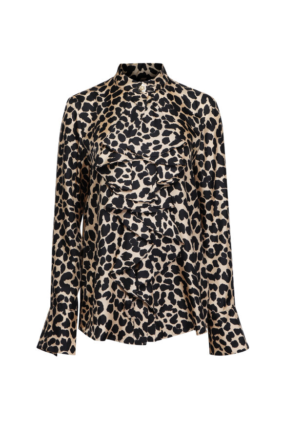 Dolce & Gabbana - Purple Anemone Floral Print Off-The