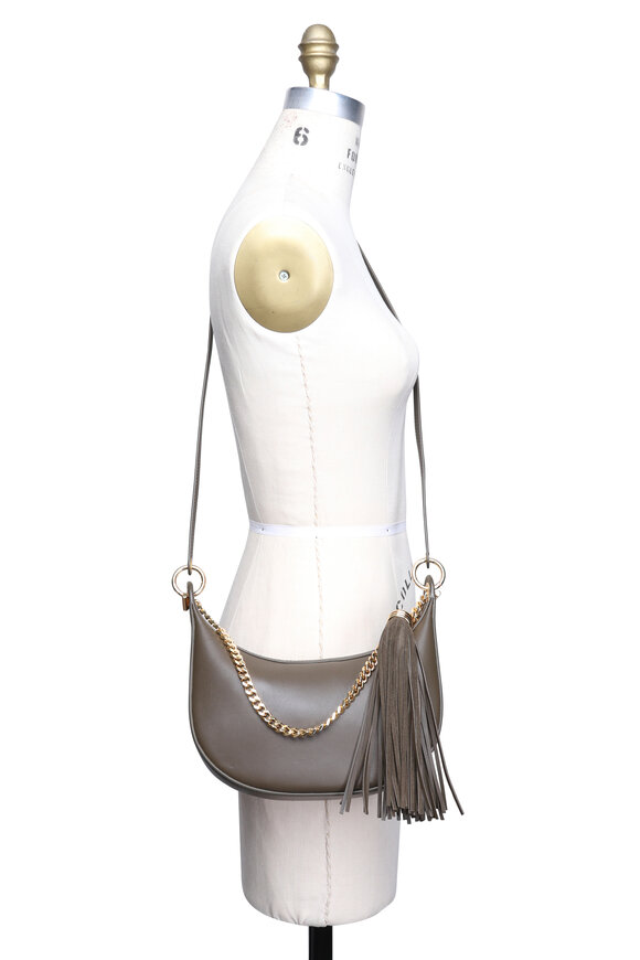 Veronica Beard Small Fortune Cypress Leather Shoulder Bag - view 5
