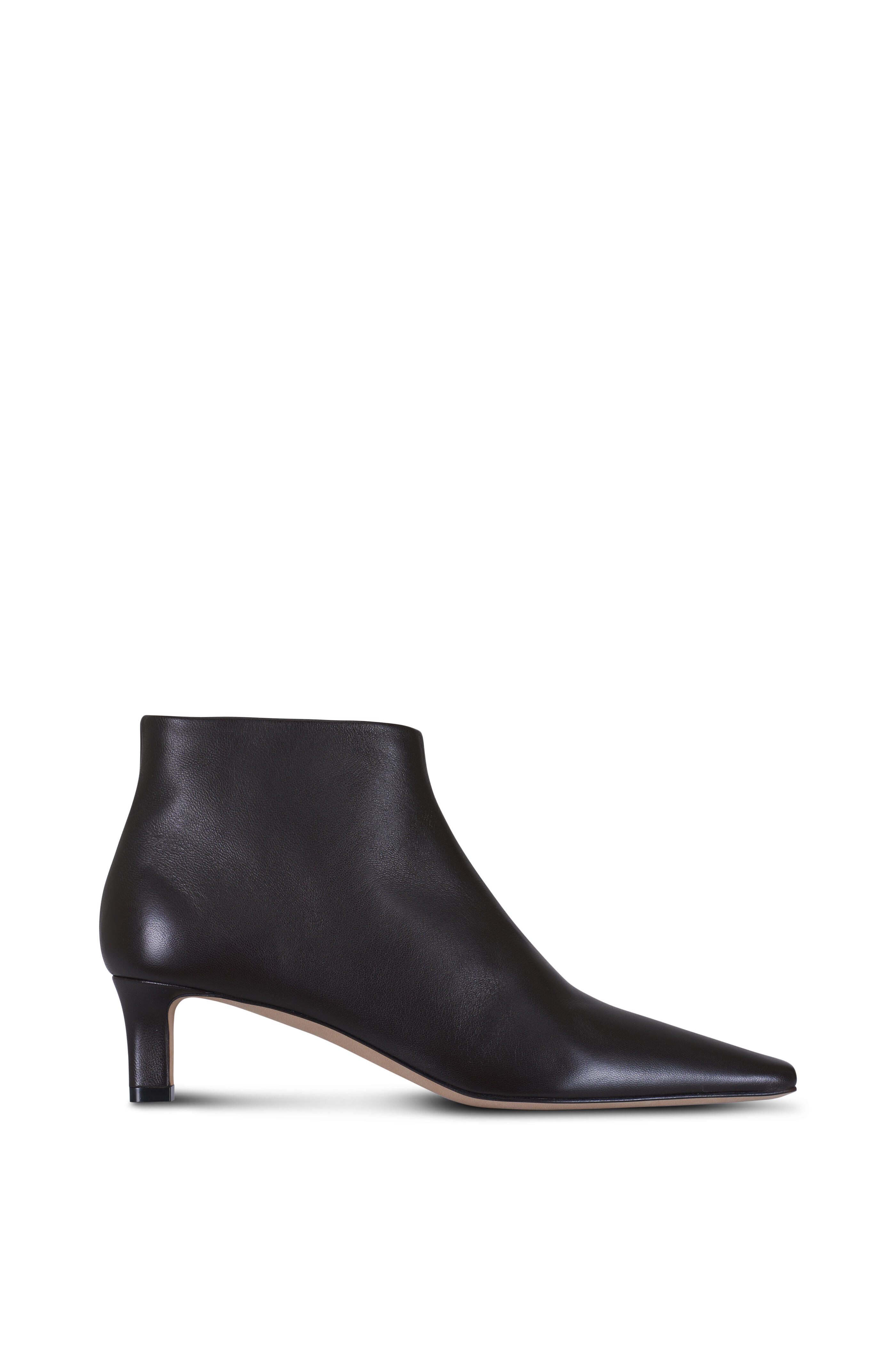 The Row - Carla Brown Leather Boot, 45mm