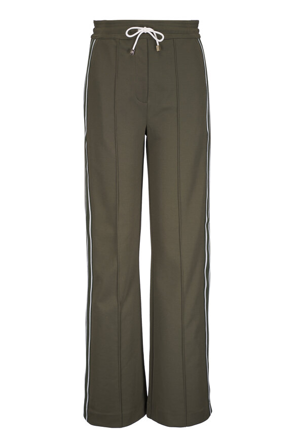 Dorothee Schumacher Everyday Cool Dark Olive Drawstring Pant