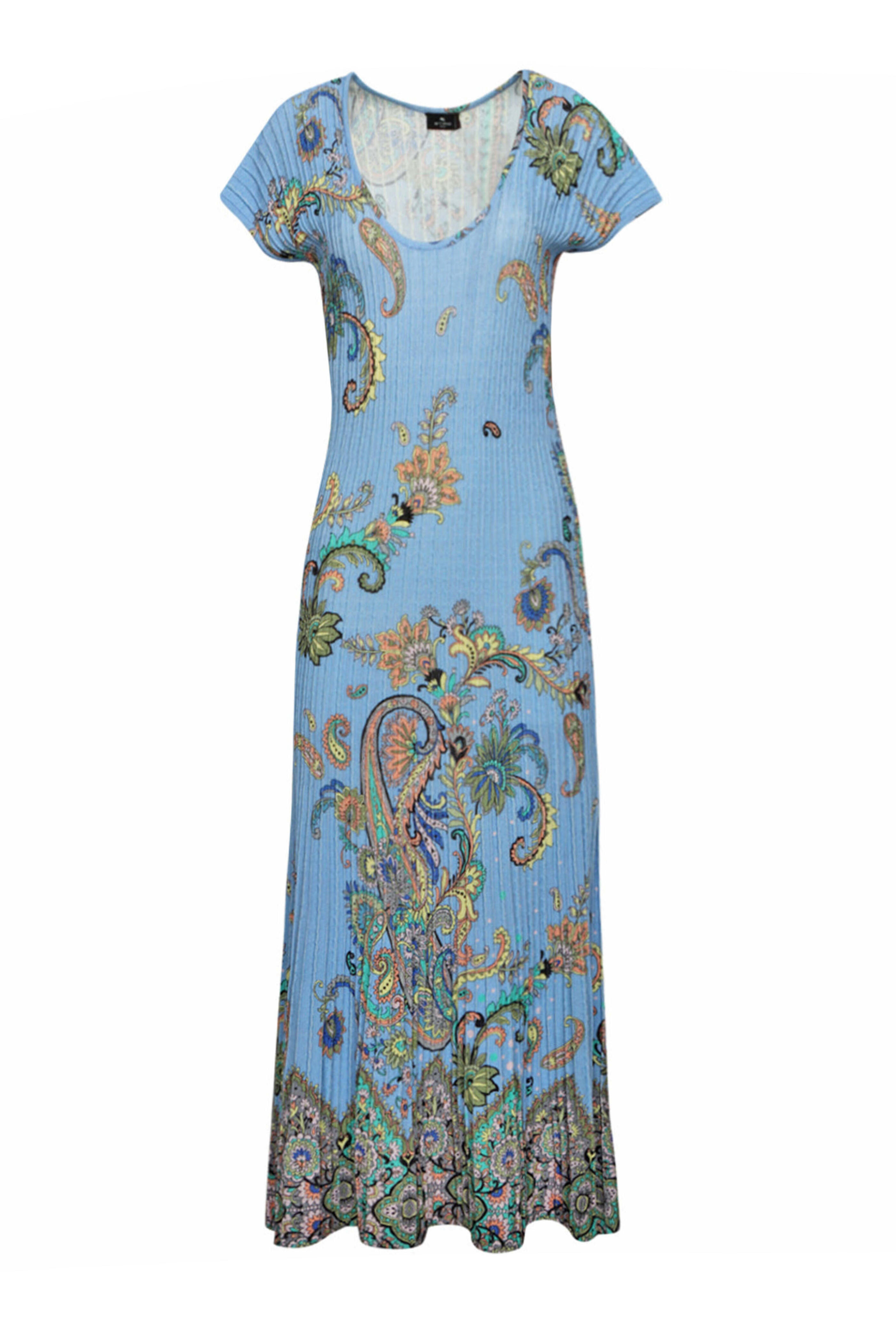 【送料&関税込】Etro Paisley Printed Midi Dress ETRO paisley-print Midi Dress | Green | FARFETCH