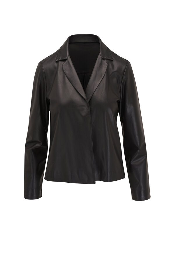 Peter Cohen Knack Black Leather Jacket