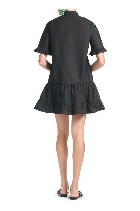 Sachin + Babi - Palma Black Cotton Mini Dress 