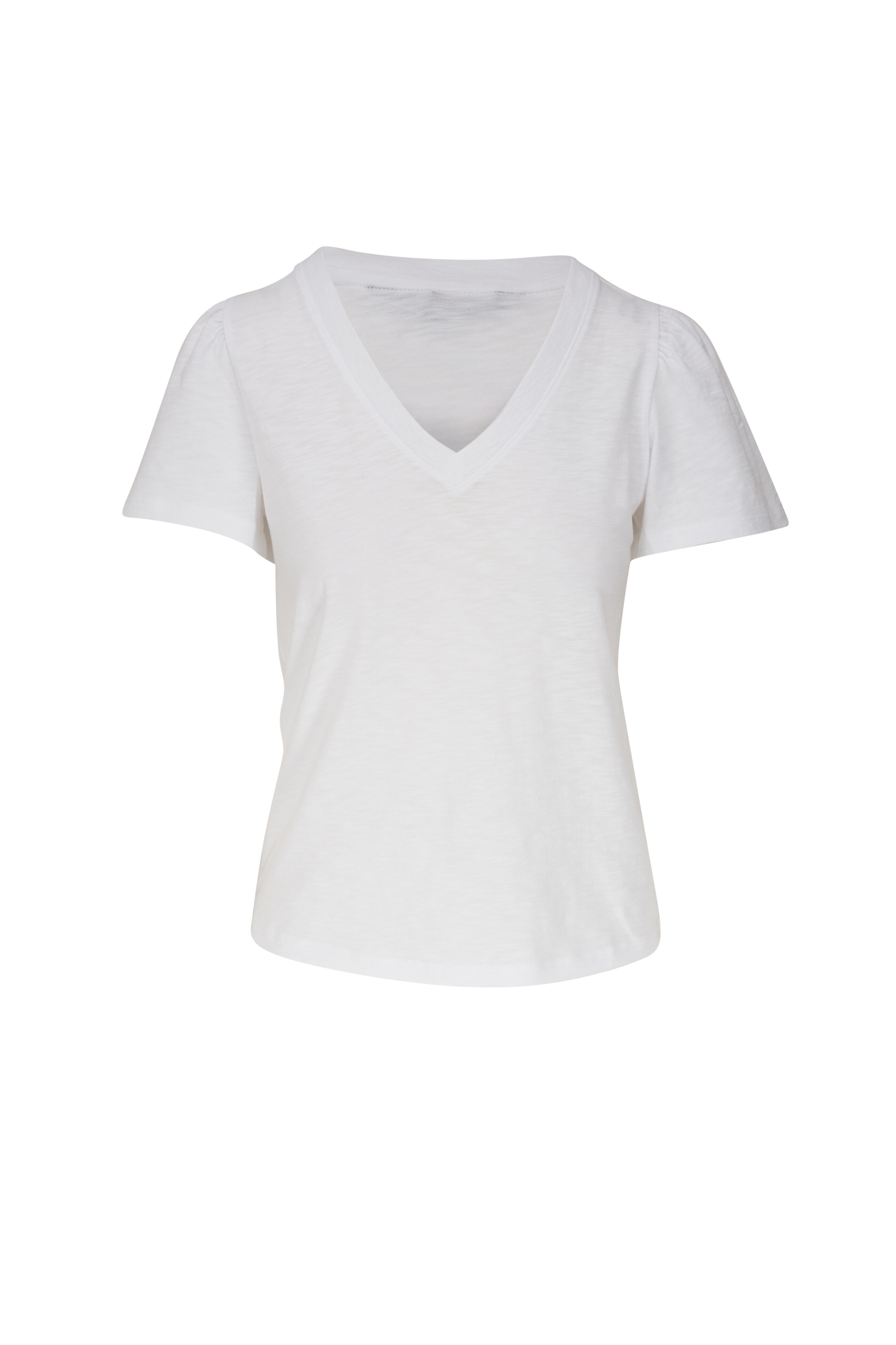 Veronica Beard - Posey White Cotton T-Shirt