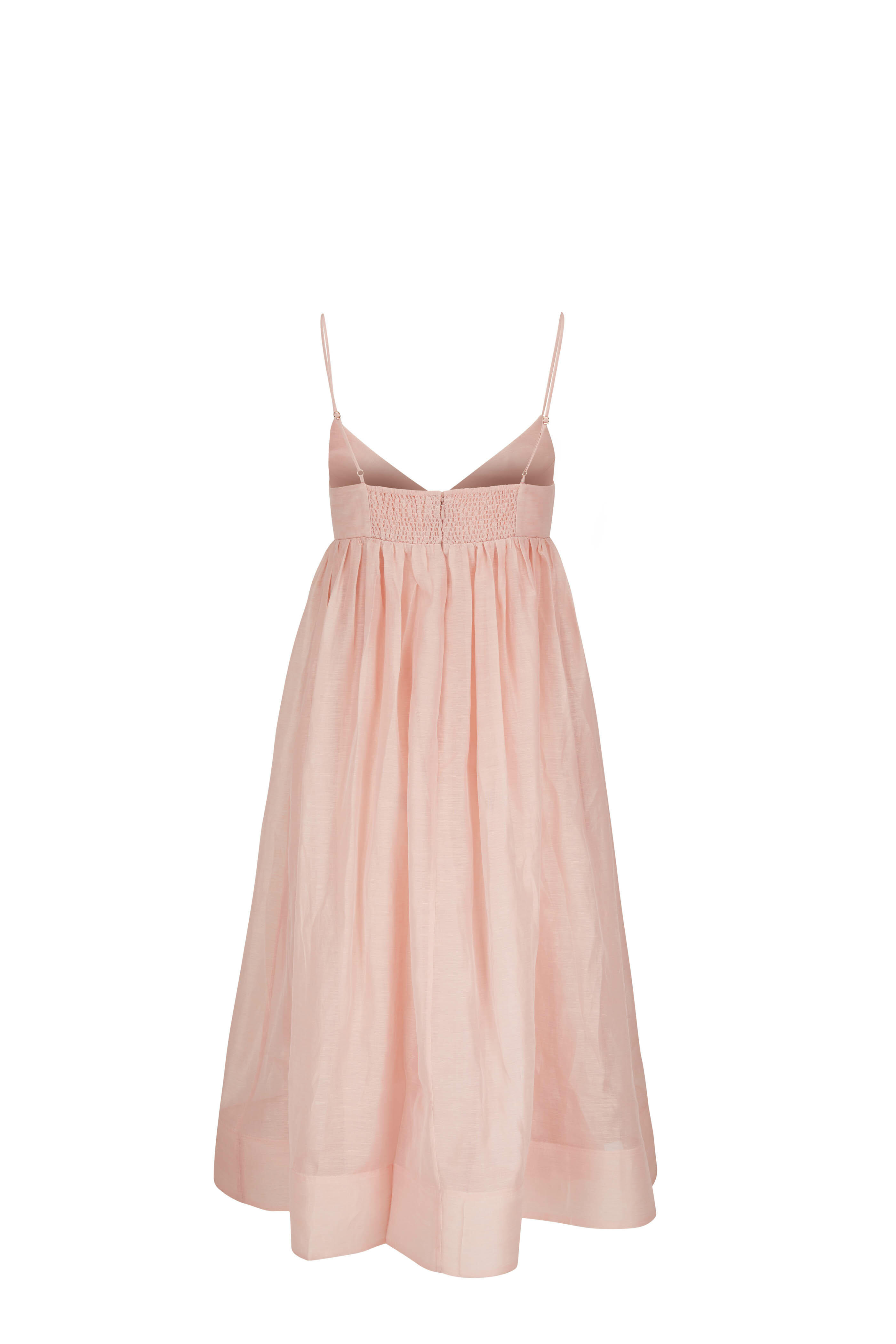 Zimmermann - Dancer Dusty Pink Empire Waist Dress