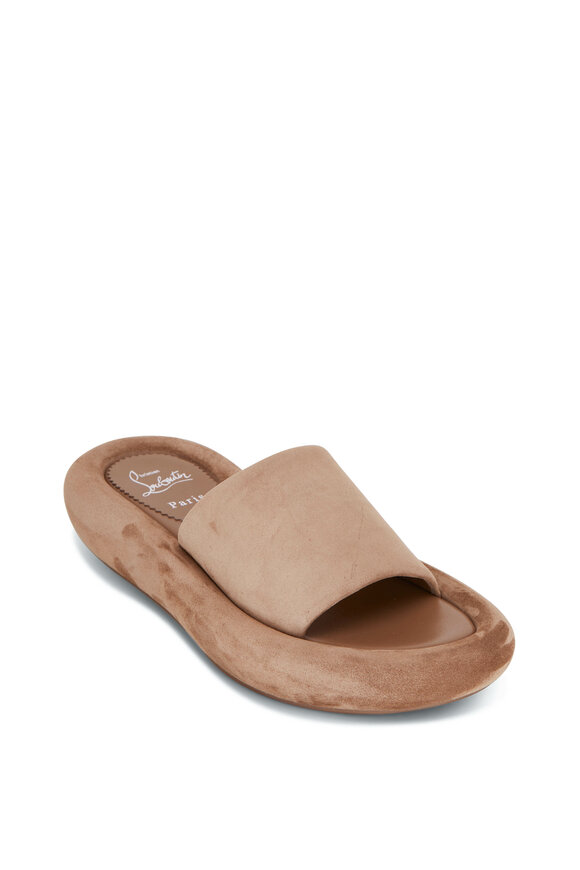 Christian Louboutin - Holy Summer Crumble Suede Slide