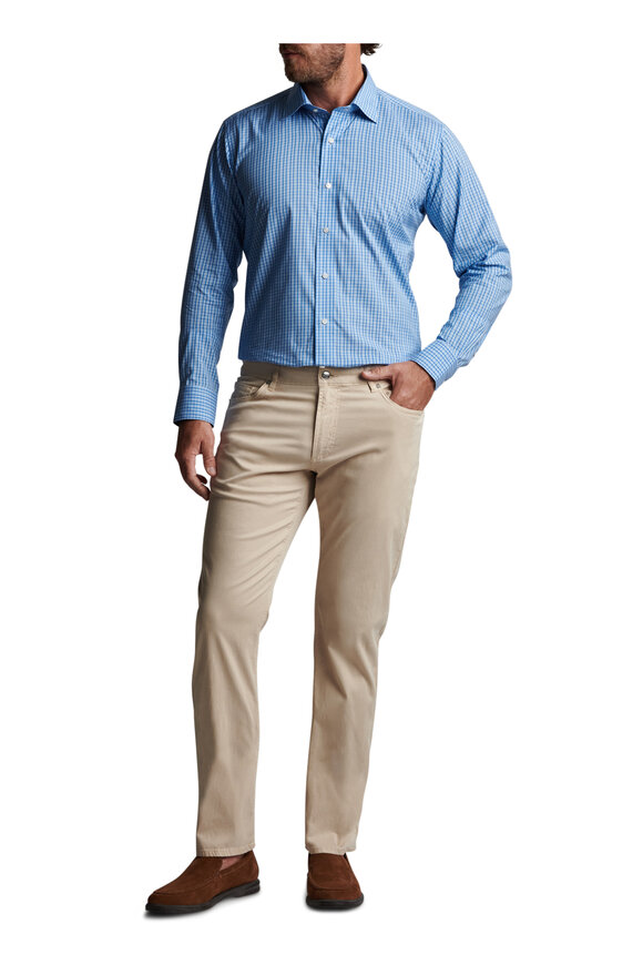 Peter Millar - Nordic Blue Riff Cotton Stretch Sport Shirt