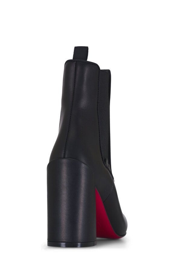 Christian Louboutin - Turelastic Black Leather Boot, 85mm 