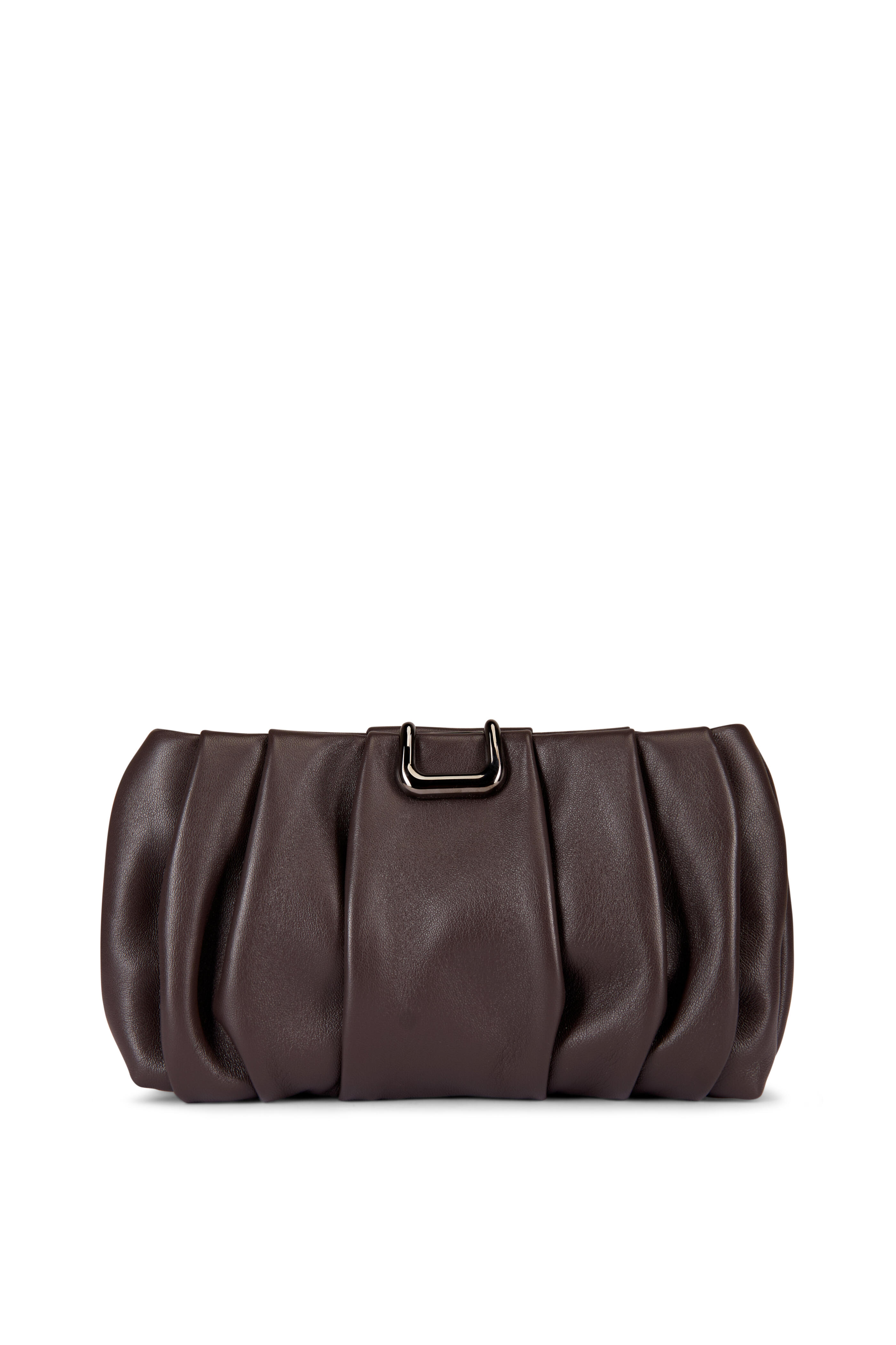 Brunello Cucinelli - Avorio Brown Leather Clutch - view 1