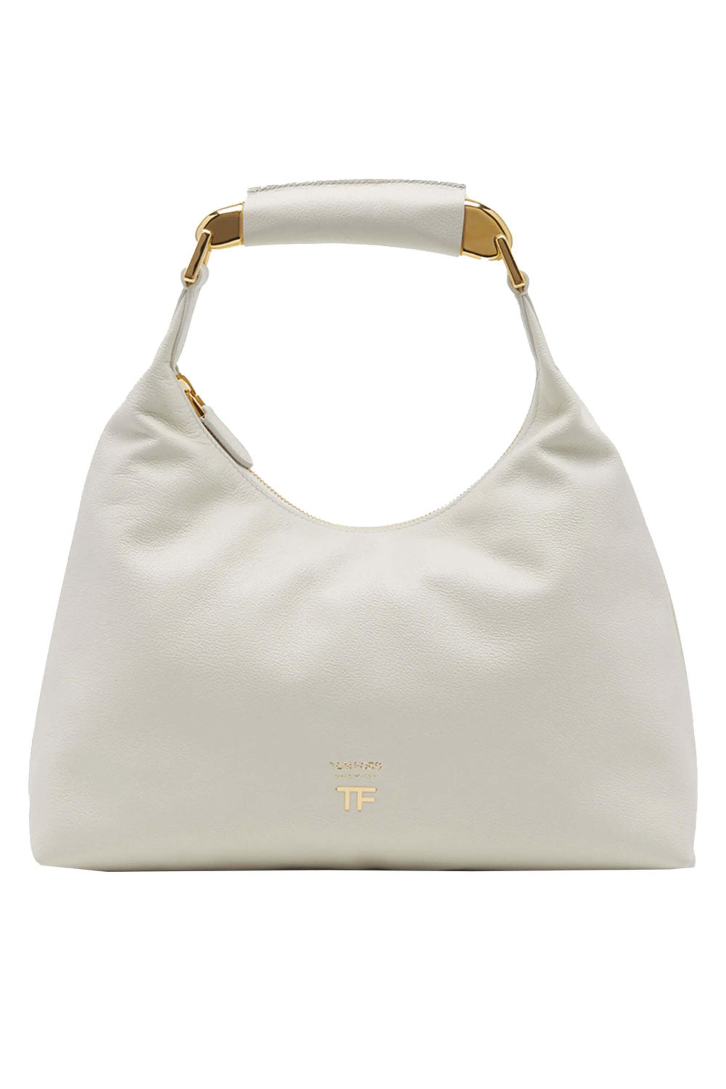 Tom Ford - Hobo Evening Bag in Chalk