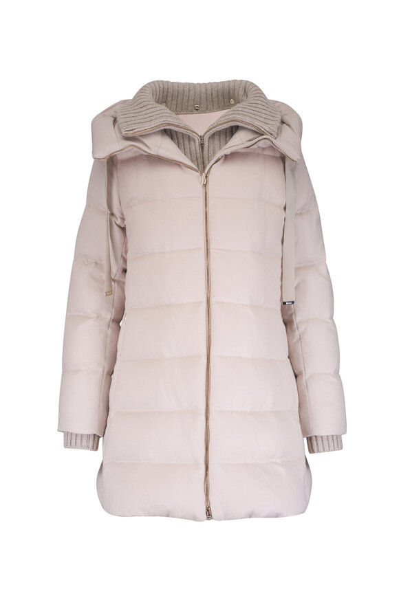 Brunello Cucinelli - Sage Wool & Cashmere Belted Coat