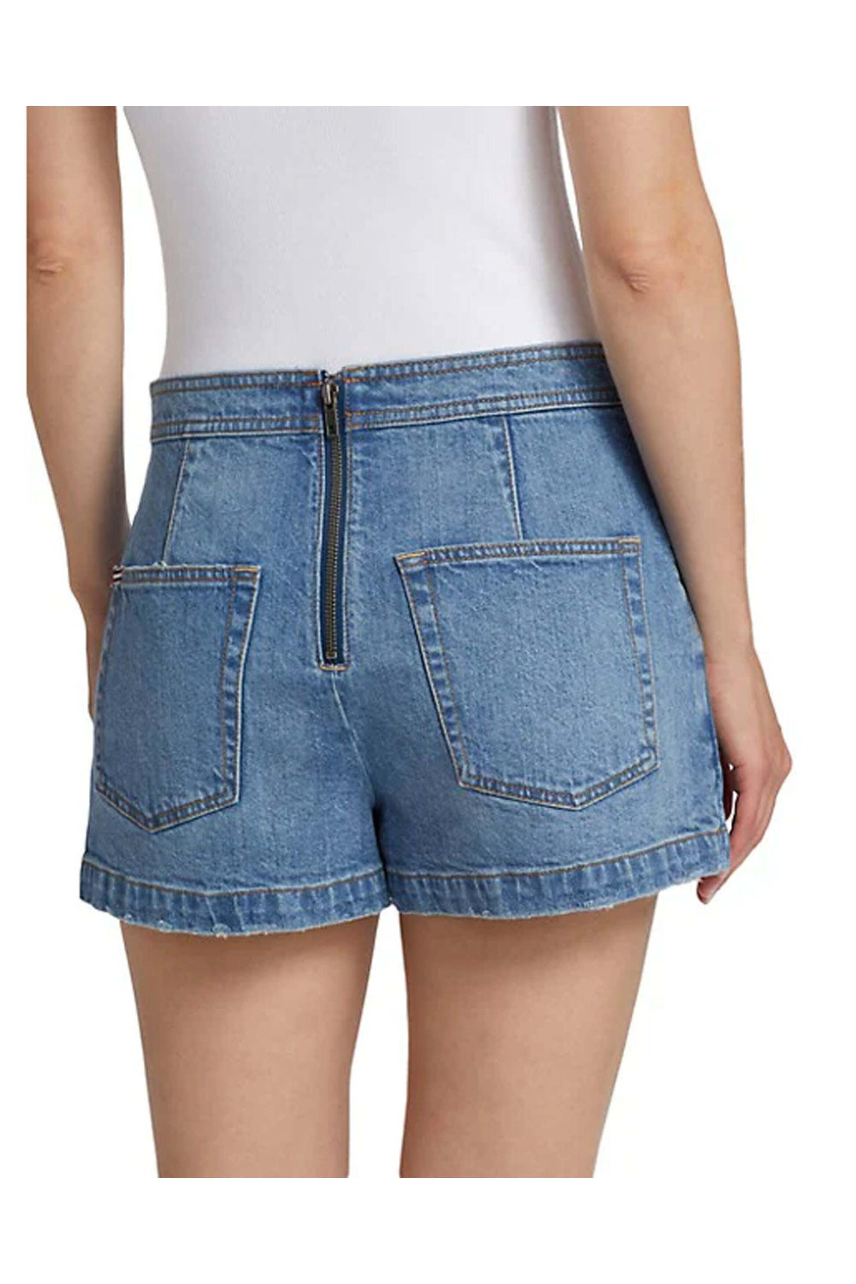 _ Ｌ'ｉｌｙ_ Alice & Olivia - Ivy Blue Lakelyn Denim Skort | Mitchell Stores