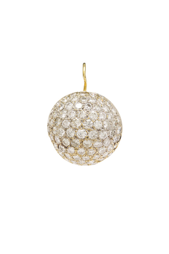 Renee Lewis 18k Yellow Gold Diamond Cluster Earring - view 2