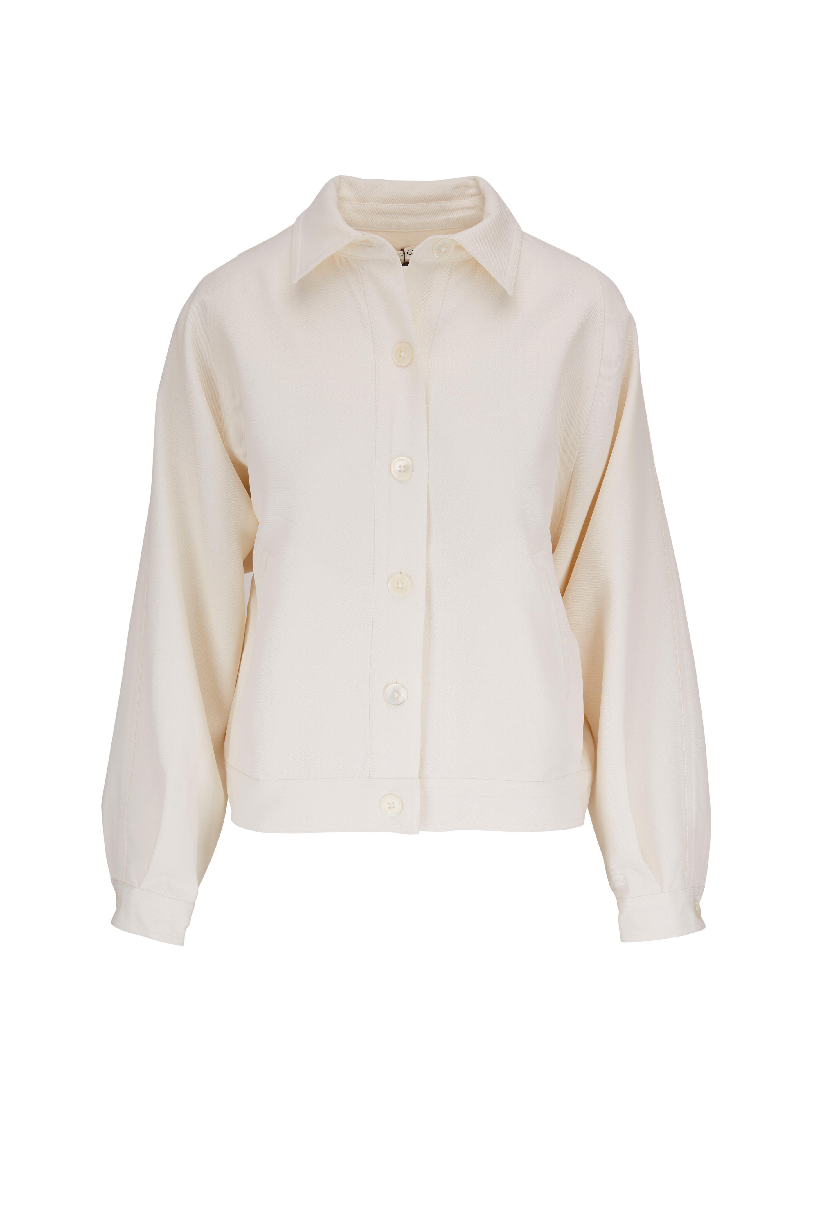 CO Collection - Ivory Curved Armhole Jacket | Mitchell Stores