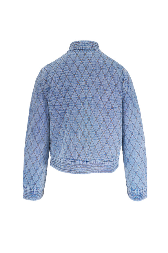 Zimmermann Indra Skylark Denim Quilted Jacket - view 3