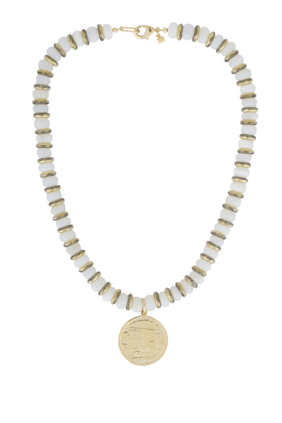 Cristina V. Alex the Great Coin Necklace - view 1