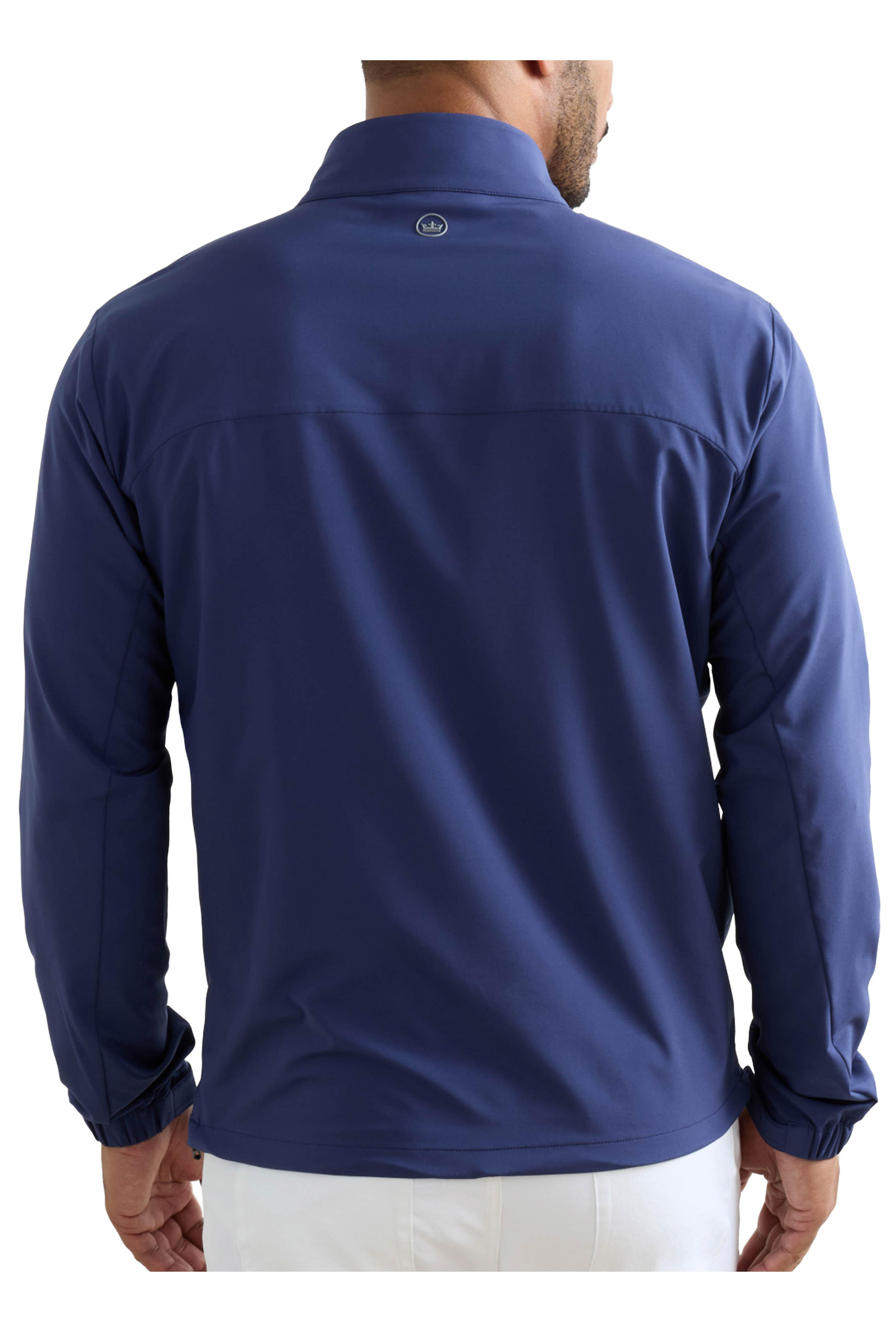 Peter Millar - Navy Blue Quarter-Zip Pullover - view 2