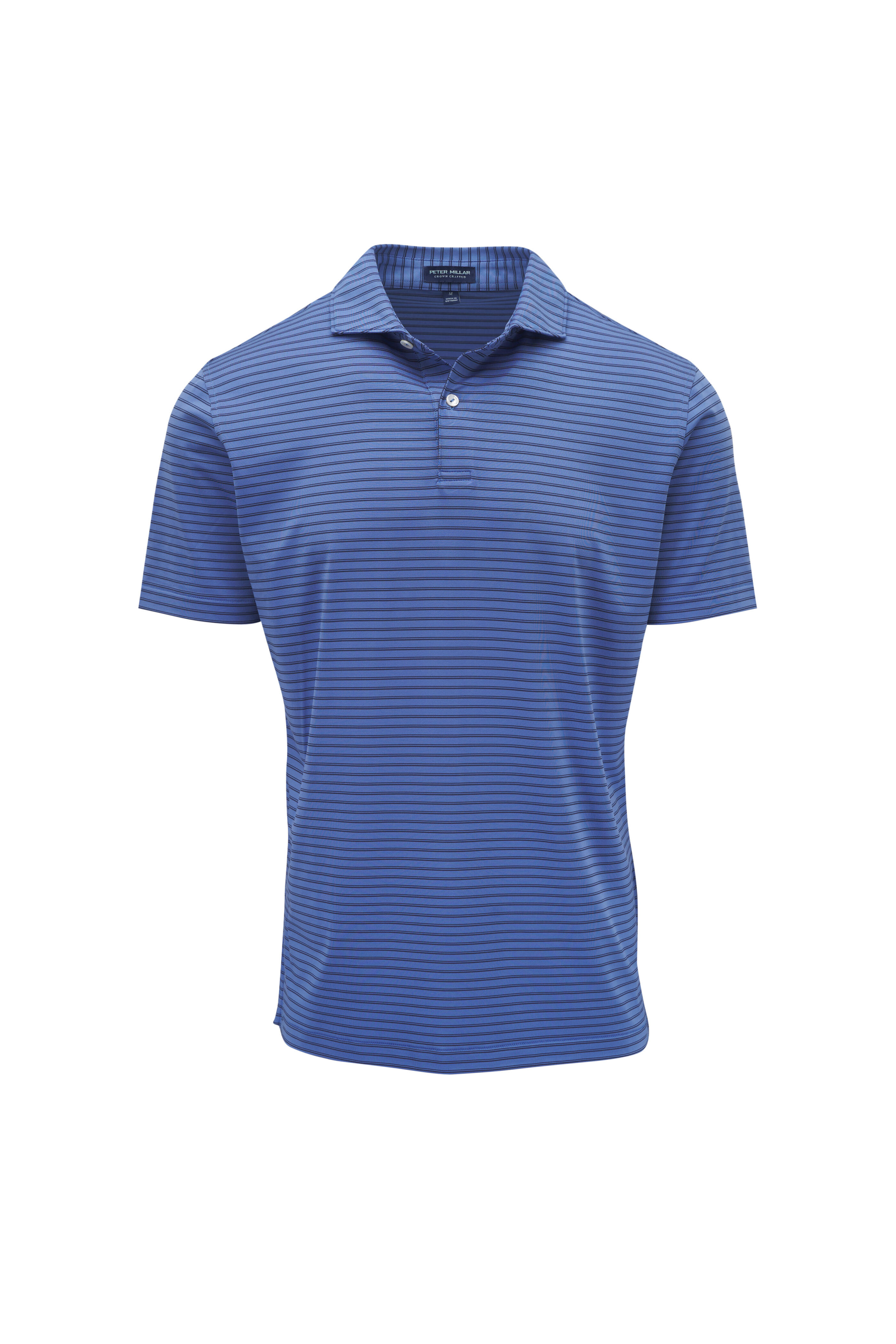 Peter Millar - Bridge Performance Lunar Blue Stripe Jersey Polo