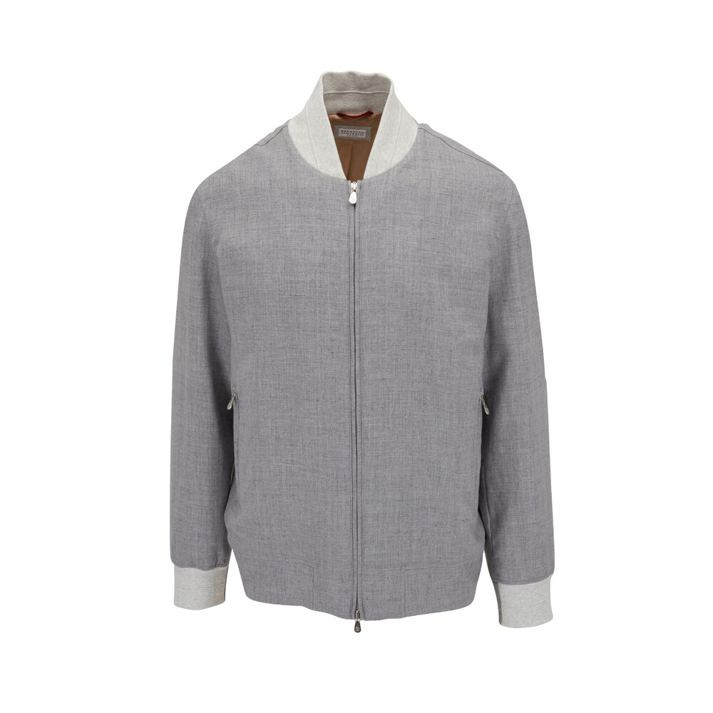 BRUNELLO CUCINELLI M-65ミリタリージャケット リネン 50 - メルカリ