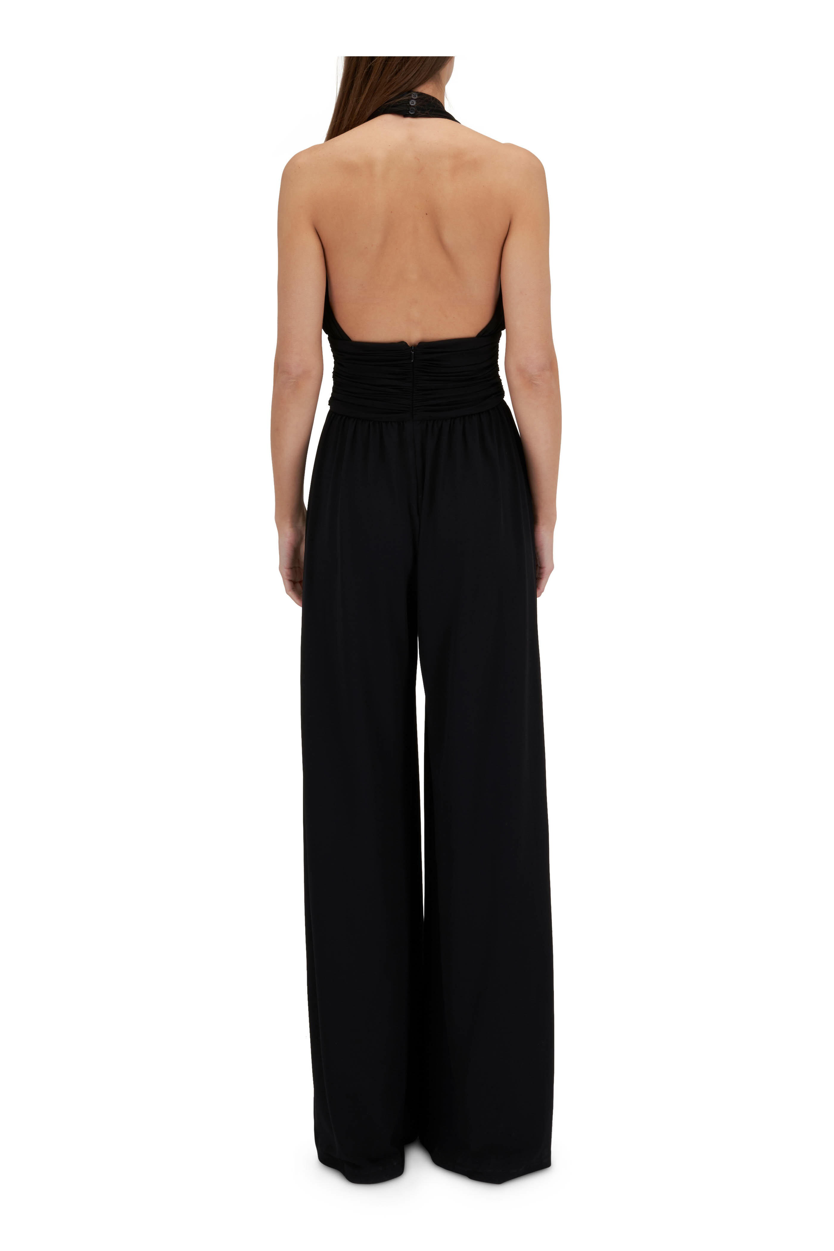 Michael Kors Collection - Black Halter Neck Jumpsuit