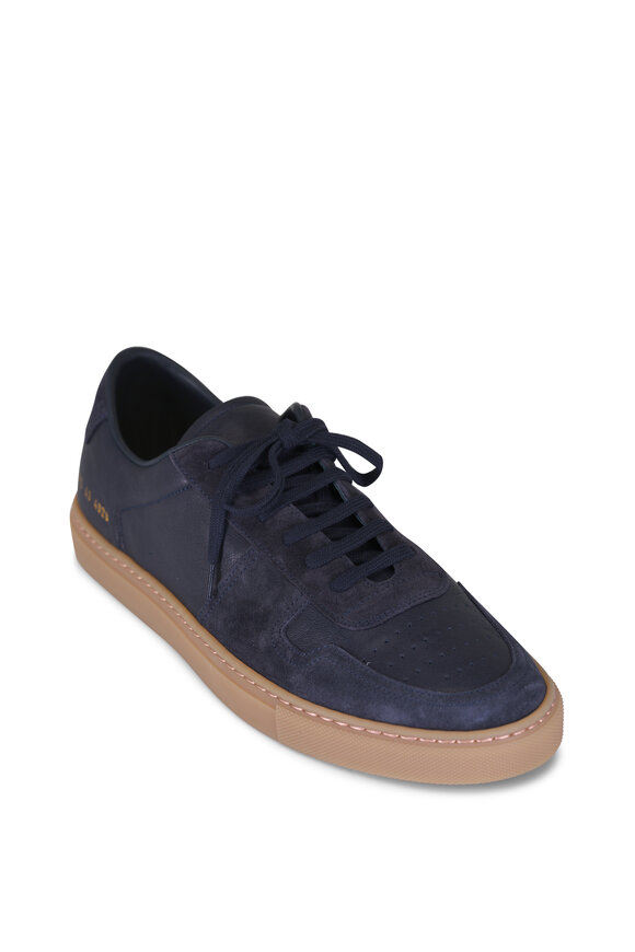 Common Projects BBall Duo Navy Leather & Suede Sneaker - view 1