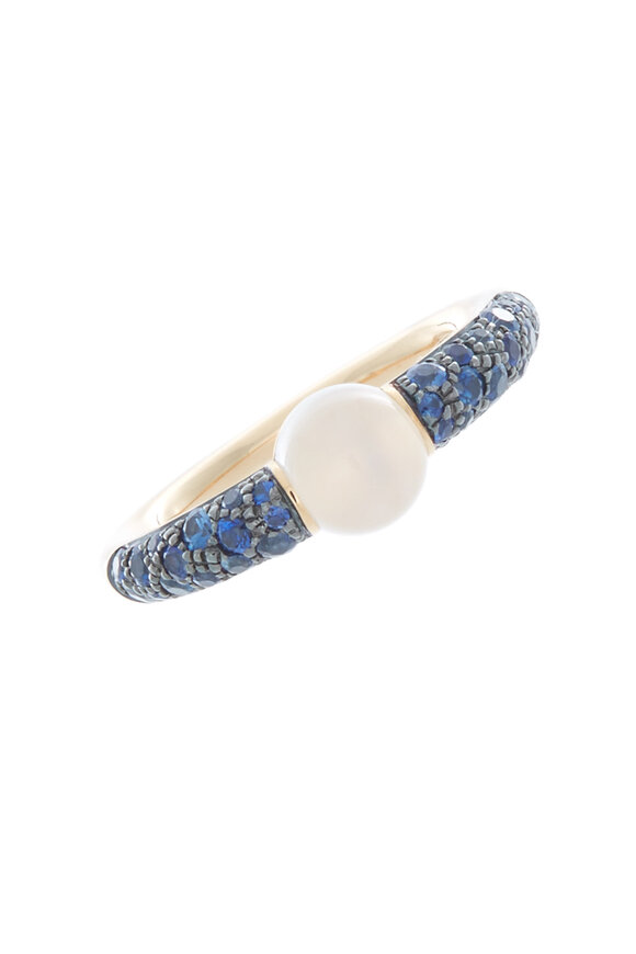 Pomellato - M'ama Non M'ama Gold Moonstone Sapphire Ring