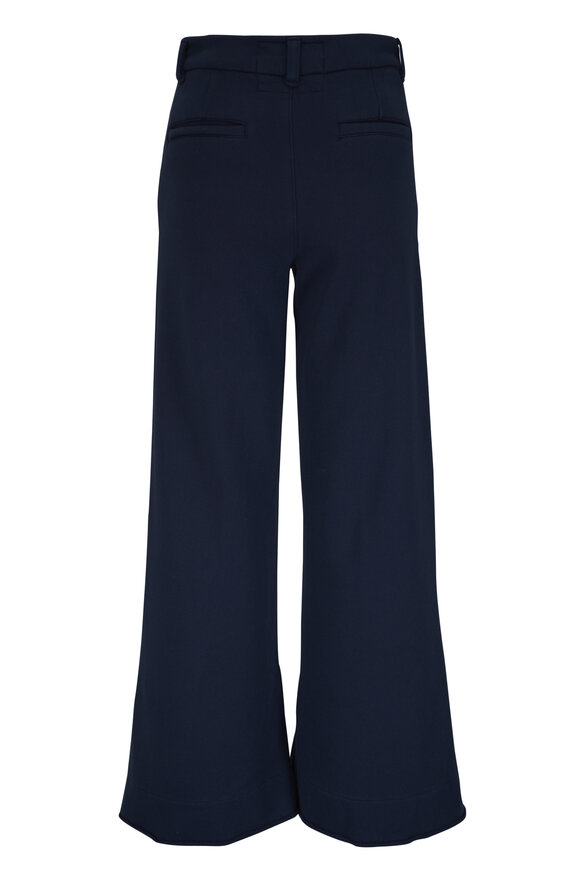 Frank & Eileen Riley Navy Wide Leg Crop Pant - view 2